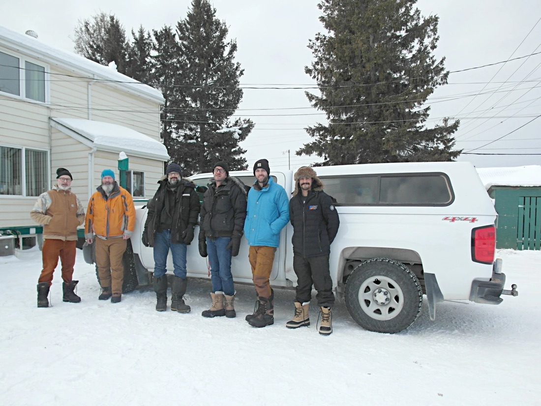 Das Wiederaufbau-Team in Fort Simpson, März 2023